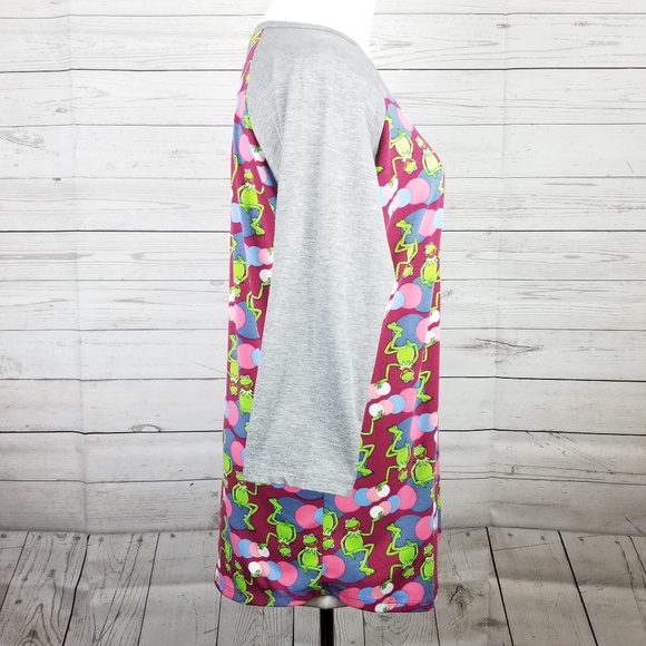 LuLaRoe Muppets Kermit Disney Collection Randy Tee - Picture 3 of 8